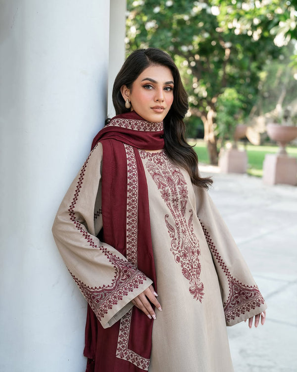 Zara Embroidered - 3 Pieces