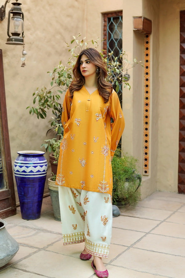 HEER Emboridery 2pc