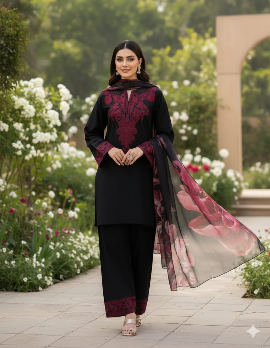 Zaroon Embroidered 3pc – libass studio