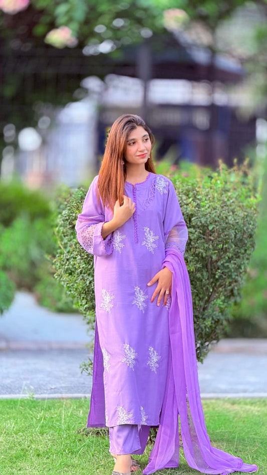 Juliet 3pc Embroidered