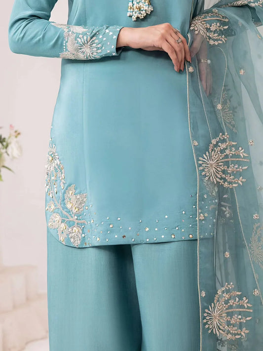 Aqua Bloom Lilen 3pc Dress